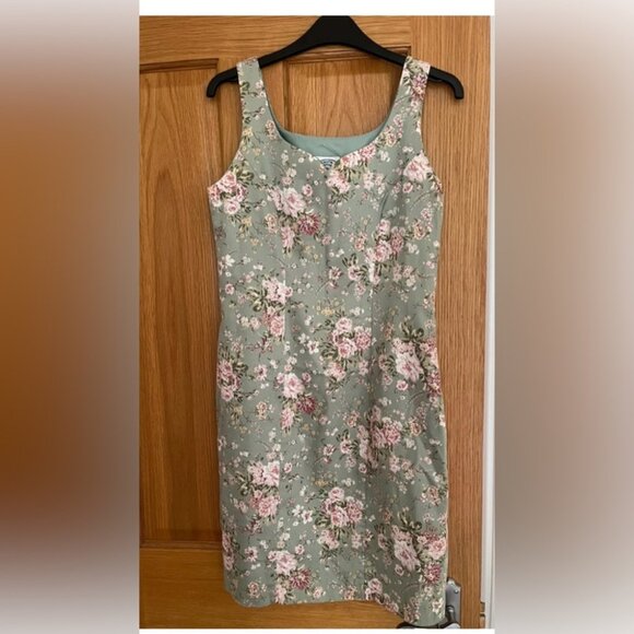 Laura Ashley Vintage Dress in Pink and Green - Picture 1 of 6